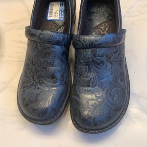 Blue boc shoes